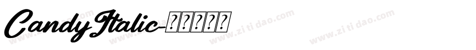 CandyItalic字体转换