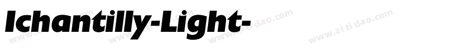 Ichantilly-Light字体转换