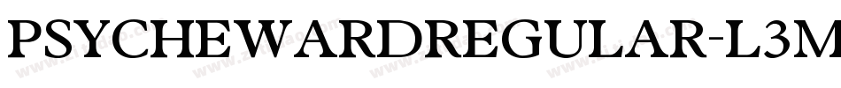 PsycheWardRegular-l3my字体转换
