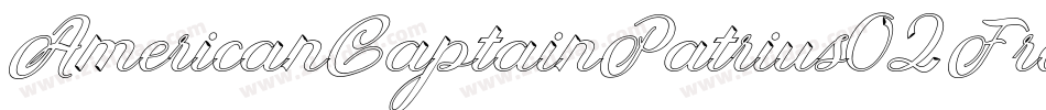 AmericanCaptainPatrius02Fre-G06G字体转换