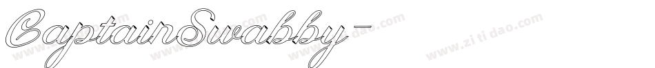 CaptainSwabby字体转换