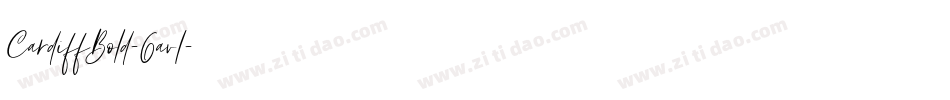 CardiffBold-6av1字体转换