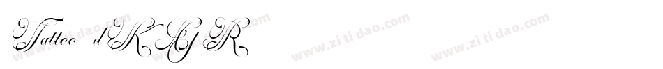Tattoo-dKGR字体转换