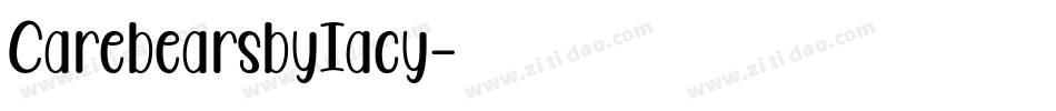 CarebearsbyIacy字体转换
