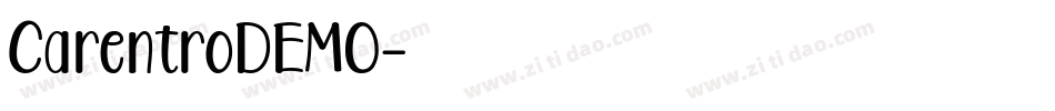 CarentroDEMO字体转换