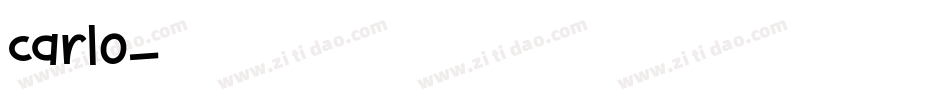 carlo字体转换