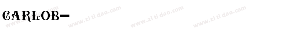 carlob字体转换