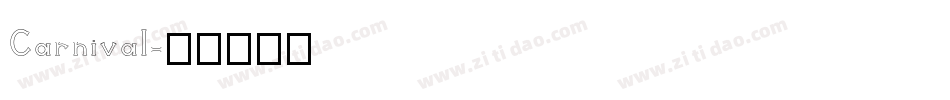 Carnival字体转换