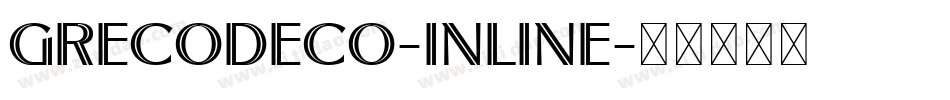 GrecoDeco-Inline字体转换