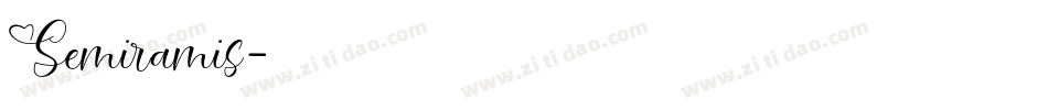 Semiramis字体转换