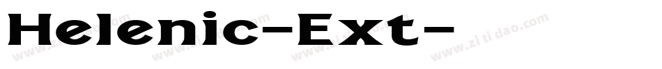 Helenic-Ext字体转换