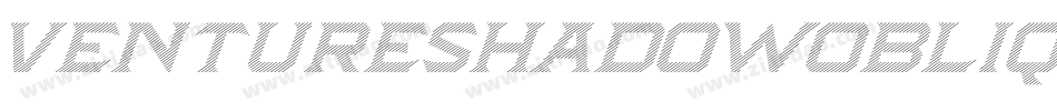 VentureShadowOblique字体转换