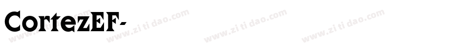 CortezEF字体转换
