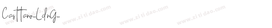 Casttano-LdnG字体转换