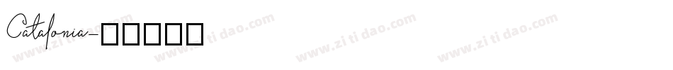 Catalonia字体转换