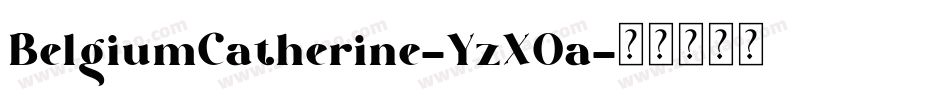 BelgiumCatherine-YzX0a字体转换