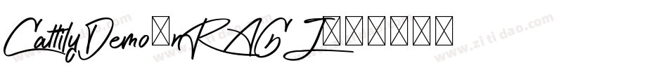 CattilyDemo-nRAGJ字体转换