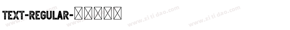 Text-Regular字体转换