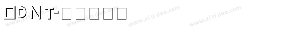 ODNT字体转换