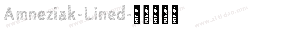 Amneziak-Lined字体转换