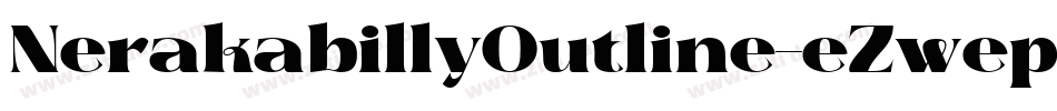 NerakabillyOutline-eZwep字体转换