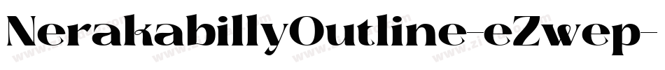 NerakabillyOutline-eZwep字体转换