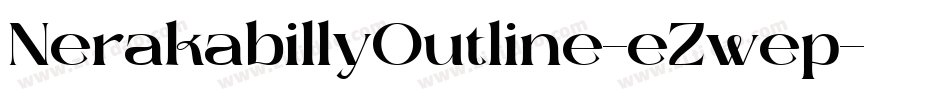 NerakabillyOutline-eZwep字体转换