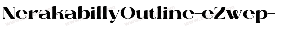 NerakabillyOutline-eZwep字体转换