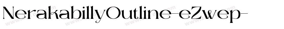 NerakabillyOutline-eZwep字体转换