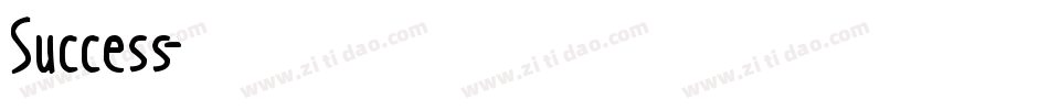 Success字体转换