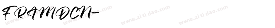 FRAMDCN字体转换