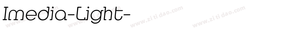 Imedia-Light字体转换