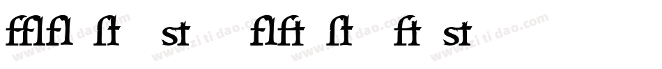 FlorensLPAlternates字体转换