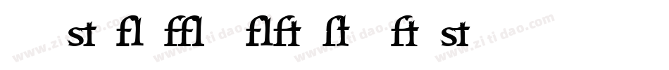 HanselEF-Alternates字体转换