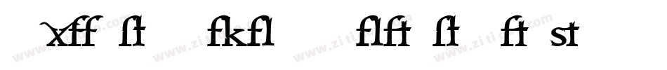 WexfordOakley-Alternates字体转换