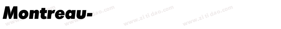 Montreau字体转换
