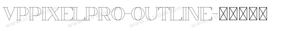 VPPixelPro-Outline字体转换