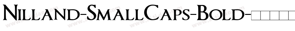 Nilland-SmallCaps-Bold字体转换