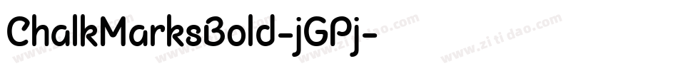 ChalkMarksBold-jGPj字体转换