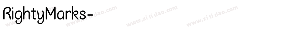RightyMarks字体转换