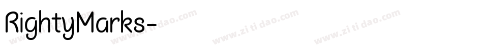 RightyMarks字体转换