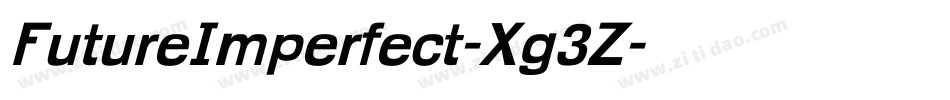 FutureImperfect-Xg3Z字体转换