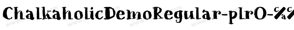 ChalkaholicDemoRegular-plrO字体转换