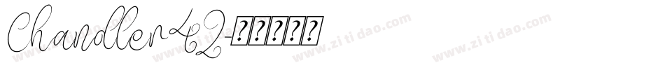 Chandler42字体转换