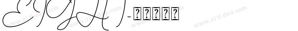 EIGHT字体转换