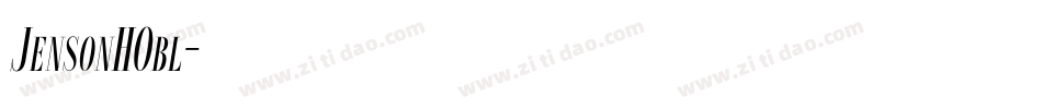 JensonHObl字体转换