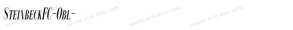 SteinbeckFC-Obl字体转换