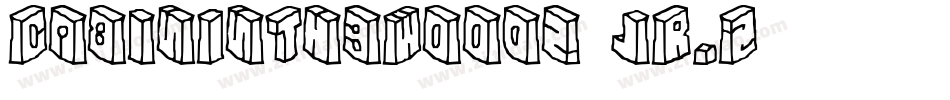CabinInTheWoods-lR1Z字体转换