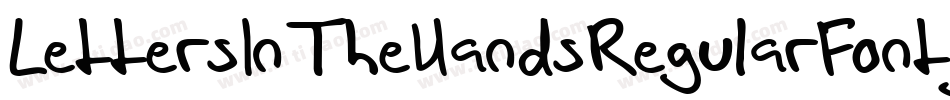 LettersInTheHandsRegularFonty-45qK字体转换