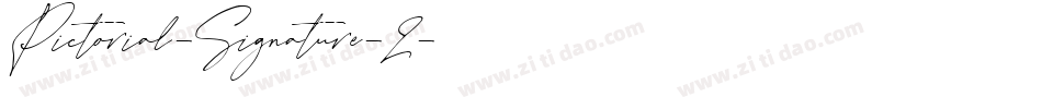 Pictorial-Signature-2字体转换
